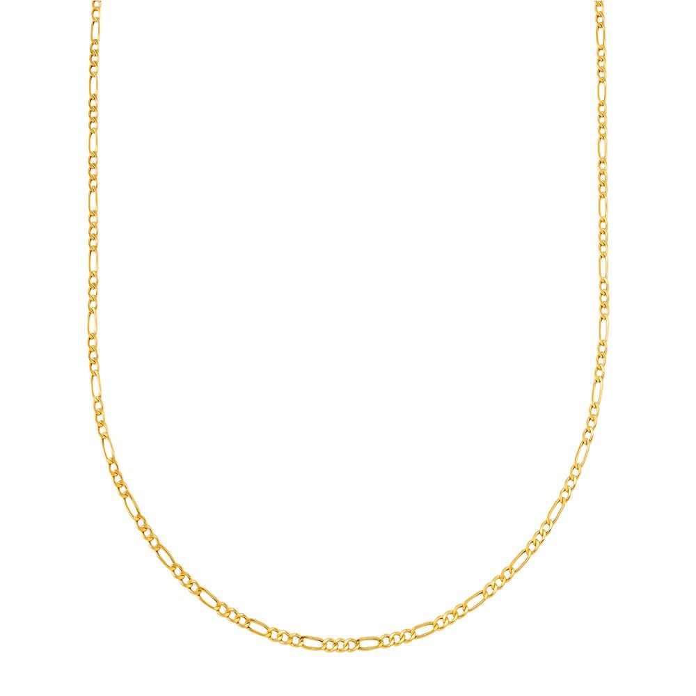 Figaro Link Chain in 14K Yellow Gold, 2.8mm, 22â