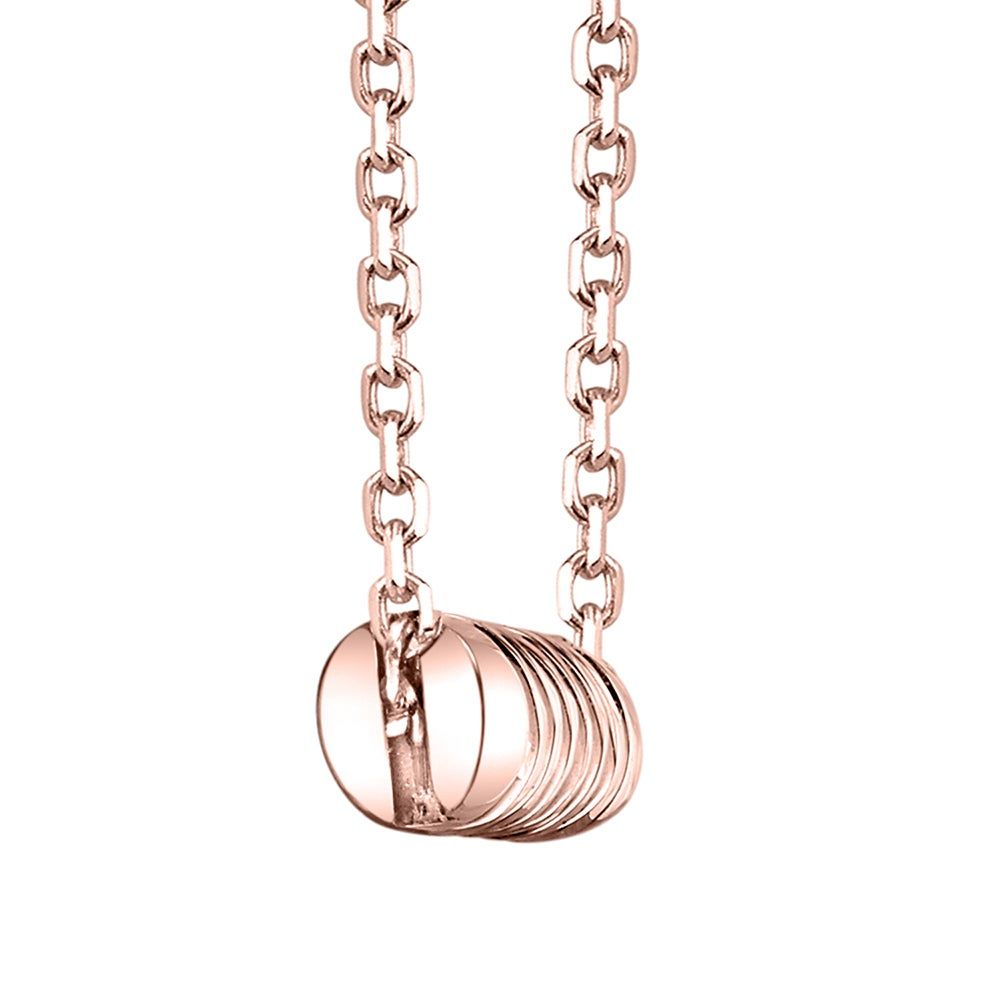 Energy™ by Sirena® Diamond Spiral Necklace in 14K Rose Gold (1/4 ct. tw.)