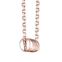 Energy™ by Sirena® Diamond Spiral Necklace in 14K Rose Gold (1/4 ct. tw.)