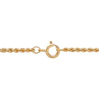 Rope Chain Necklace in 14K Yellow Gold, 1.3mm