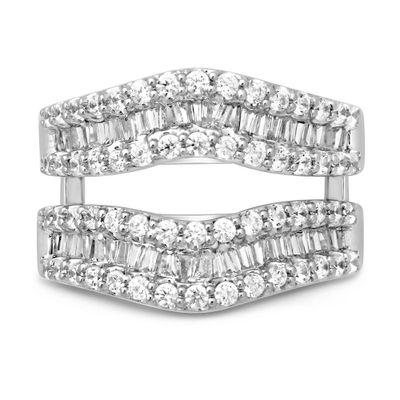 Baguette Diamond Ring Enhancer 14K White Gold (1 1/4 ct. tw.)