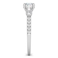 Diamond Side-Stone Engagement Ring 14K White Gold (1 ct. tw.)