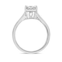 Princess-Cut Diamond Engagement Ring with Channel-Set Band 14K White Gold (7/8 ct. tw.)