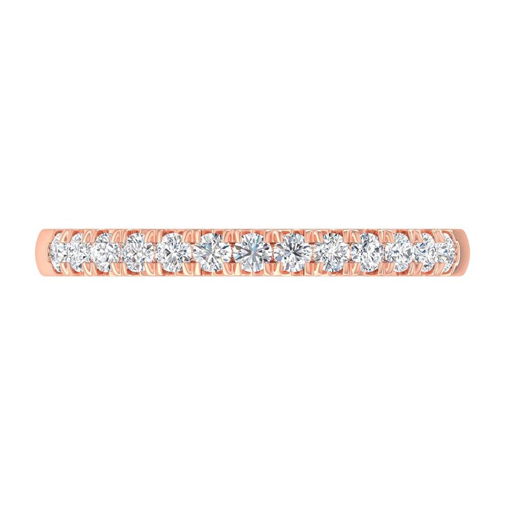 French PavÃ© Anniversary Band 14K Rose Gold (1/4 ct. tw.)