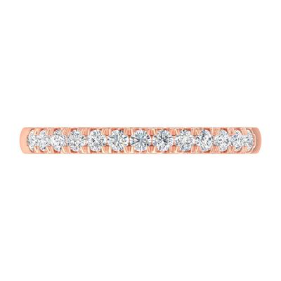 French PavÃ© Anniversary Band 14K Rose Gold (1/4 ct. tw.)