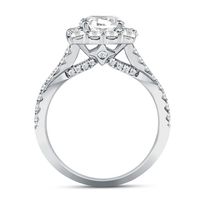 Esme Round Lab Grown Diamond Engagement Ring Platinum (2 ct. tw.)