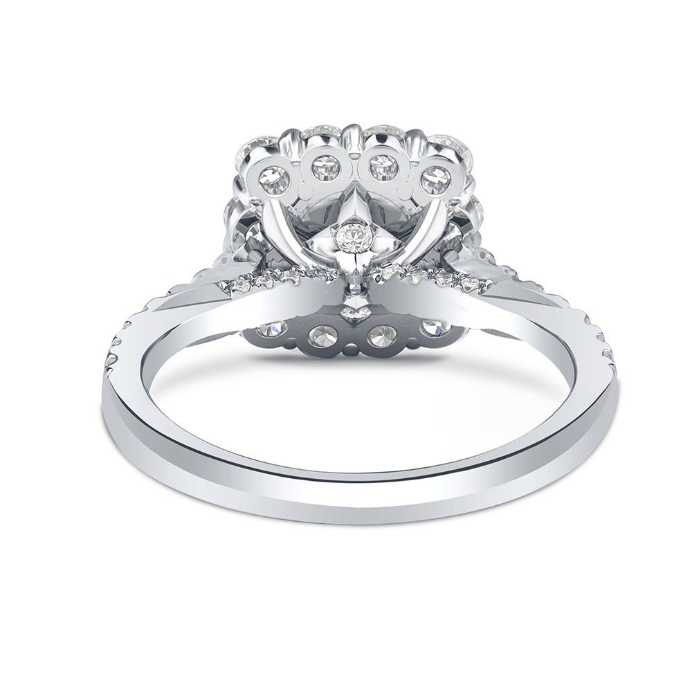 Esme Round Lab Grown Diamond Engagement Ring Platinum (2 ct. tw.)