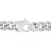 Menâs Curb Chain in Stainless Steel, 7.5mm, 24"