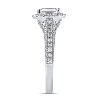 Divine Emerald-Cut Lab Grown Diamond Engagement Ring Platinum (2 ct. tw.)