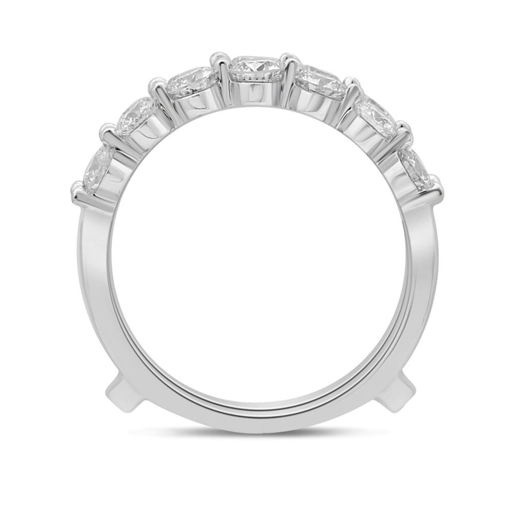 Lab Grown Diamond Ring Enhancer Platinum (1 1/2 ct. tw.)