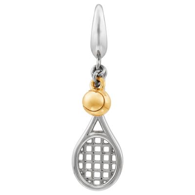 Tennis Racket Charm in Sterling Silver