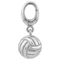 Volleyball Charm in Sterling Silver