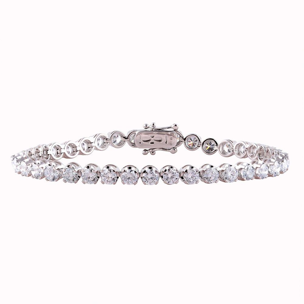 Lab Grown Diamond Tennis Bracelet in 14K White Gold (10 ct. tw.)