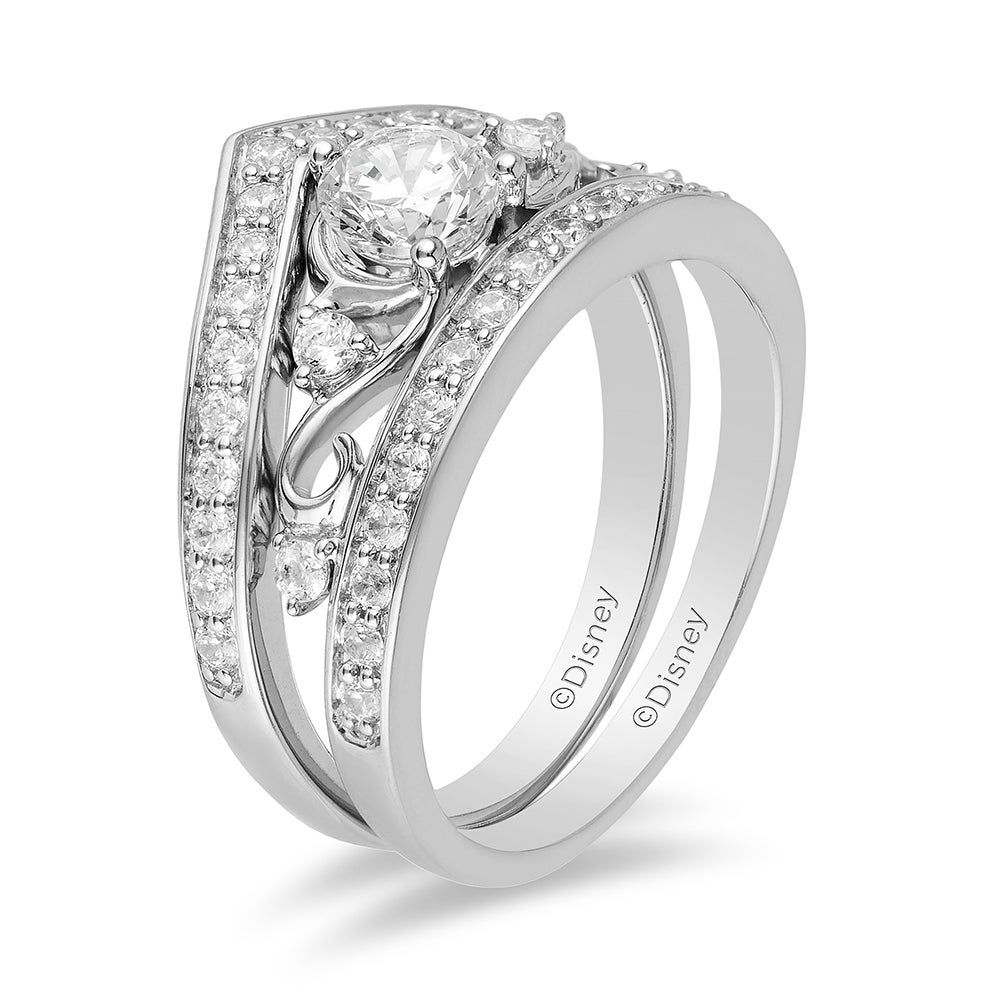 Majestic Diamond Bridal Set in 14K White Gold (1 ct. tw.)