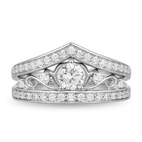 Majestic Diamond Bridal Set in 14K White Gold (1 ct. tw.)
