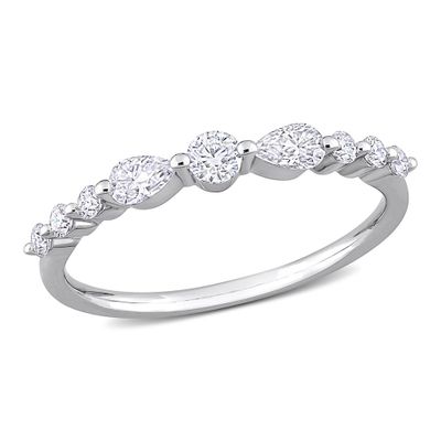 Moissanite Band Sterling Silver (2/5 ct. tw.)