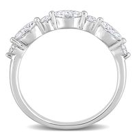 Marquise Moissanite Stacking Ring Sterling Silver (1/2 ct. tw.)