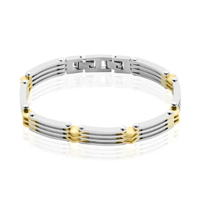Bracelet Jourdan Rio Acier Bicolore