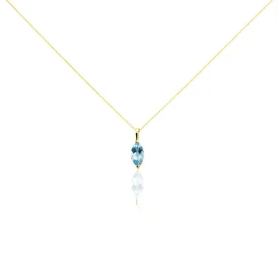 Collier Raquel Or Jaune Topaze
