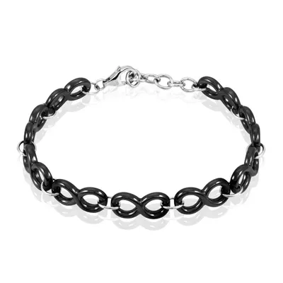 Bracelet Yvelyse Argent Blanc Céramique