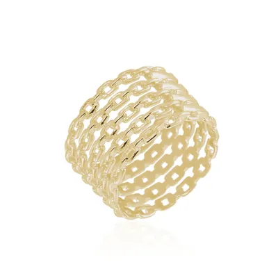 Bague Plaqué Or Jaune Atila