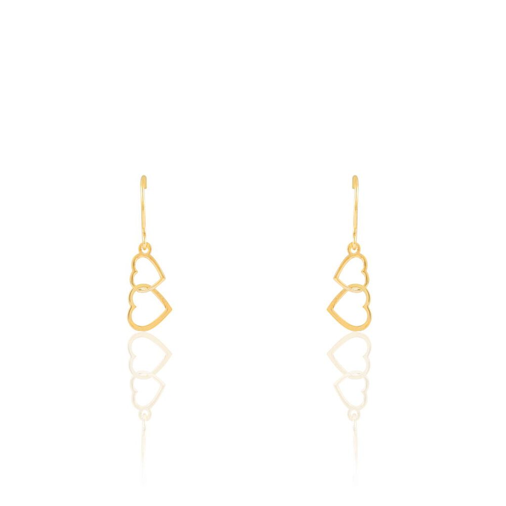 Boucles D'oreilles Pendantes Or Jaune