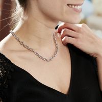 Collier Acelia Argent Blanc