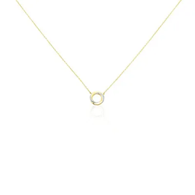 Collier Or Jaune Pamila Diamant
