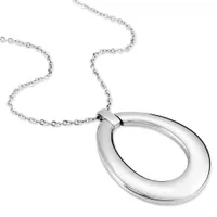 Collier Charlotte Acier Blanc