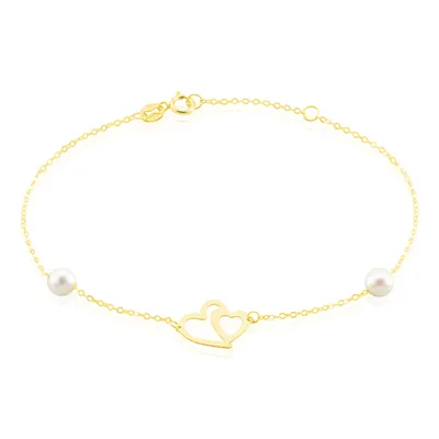 Bracelet Cenzo Or Jaune Perles De Culture