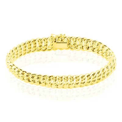 Bracelet Jimmy Maille Americaine Or Jaune
