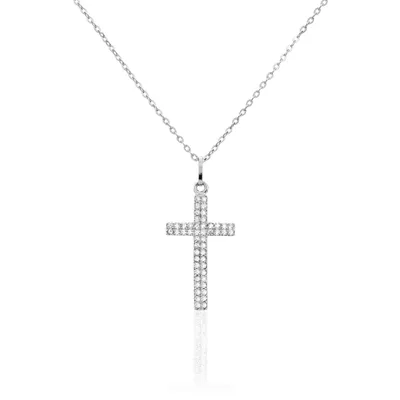 Collier Carola Argent Blanc Oxyde De Zirconium