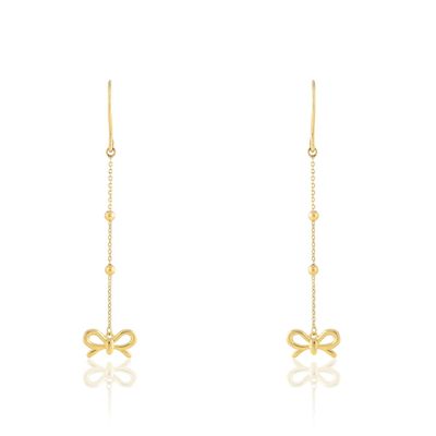 Boucles D'oreilles Pendantes Or Jaune