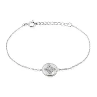 Bracelet Alexine Argent Blanc Oxyde De Zirconium