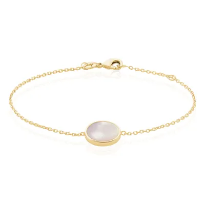 Bracelet Alta Plaqué Or Jaune Nacre