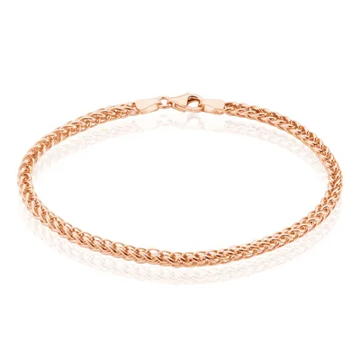 Bracelet Jolien Maille Spiga Or Rose