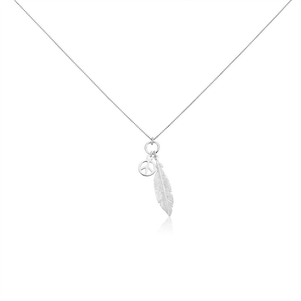 Collier Navajo Argent Blanc