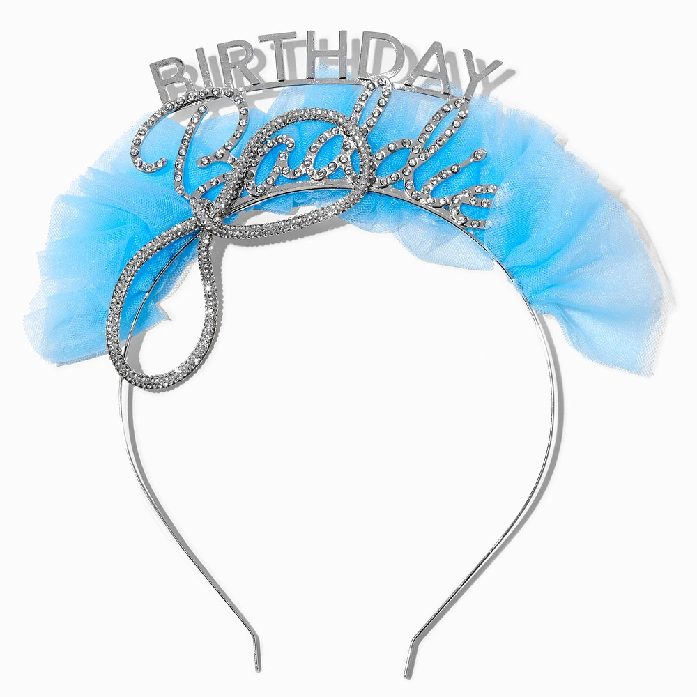 "Birthday Baddie" Tulle Headband