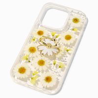 Daisy Ring Holder Protective Phone Case - Fits iPhone 14 Pro