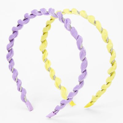 Purple and Yellow Headbands, 2 Pack