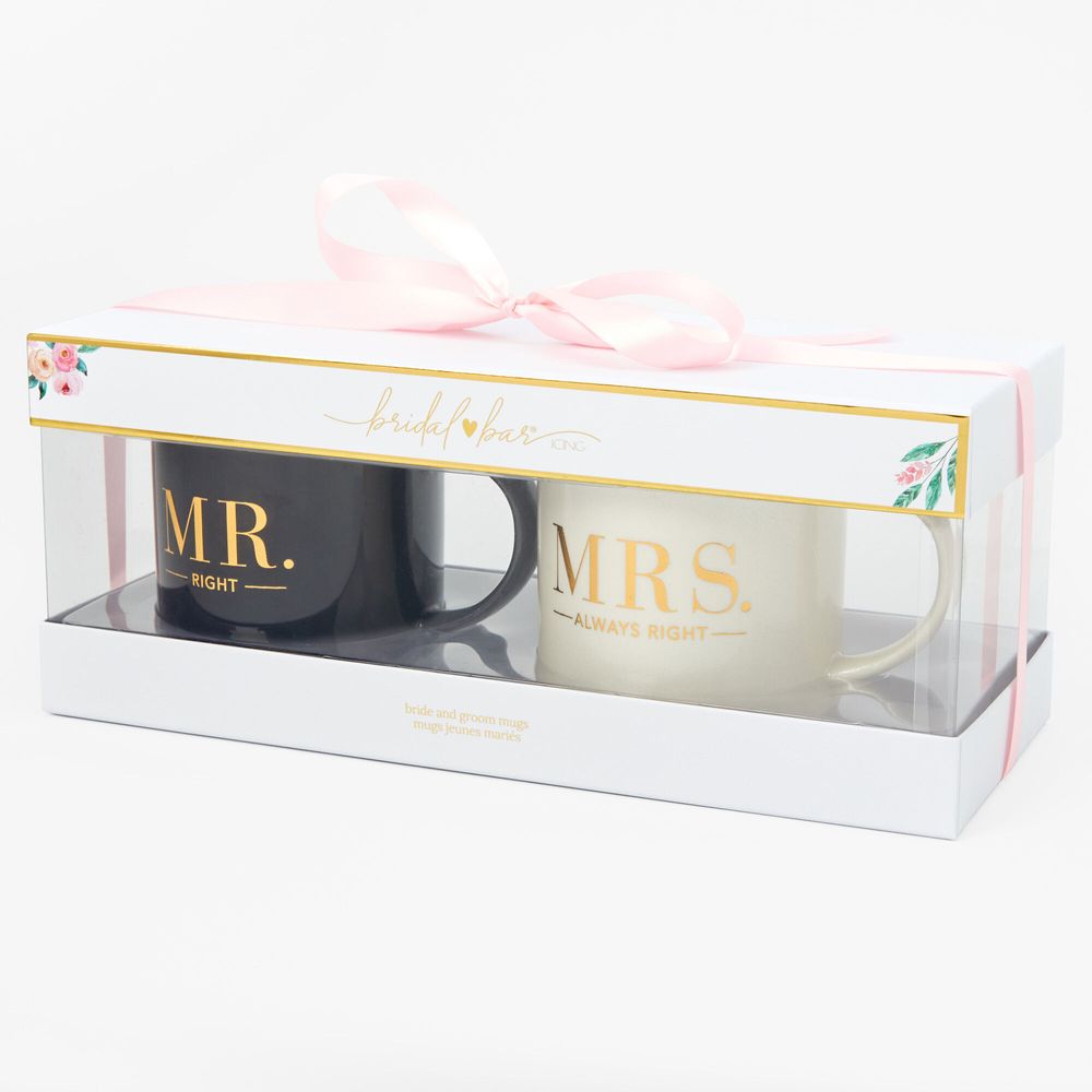 Mr. and Mrs. Ceramic Mug Set