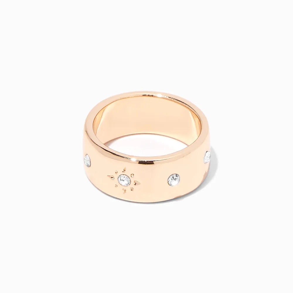 Gold Celestial Tube Ring