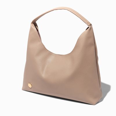 KENDALL + KYLIE Light Beige Pebble Slouchy Large Tote