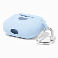 Baby Blue Heart Silicone Earbud Case Cover - Compatible with Apple AirPods® 3