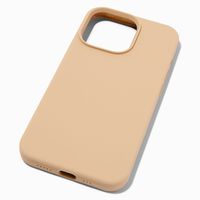 Solid Taupe Silicone Phone Case