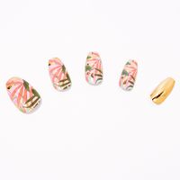 Nude Palm Coffin Vegan Faux Nail Set - 24 Pack