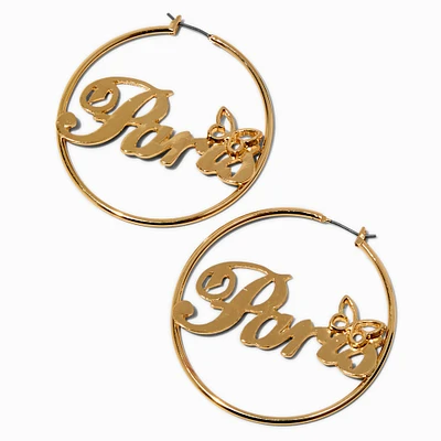 ICING x Sliving by Paris Hilton Paris Hoop Earrings