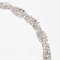 Silver Braided Crystal Statement Headband