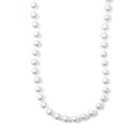 8MM White Pearl Necklace