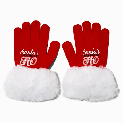 "Santa's Favorite Ho" Gloves